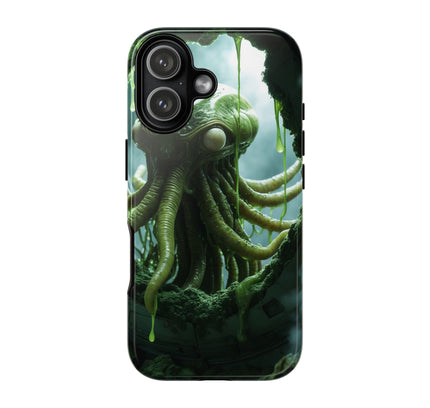 Phone Case with Cthulhu Monster Design, Tough Cases, Horror Art Phone Cover, Lovecraft Gift, Dark Fantasy, Unique Accessory