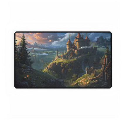 Runescape Fantasy Style Playmat, 24"X14" For Table Top Gaming, TCG Playmat, Magic Playmat, Gamer Gift, DND Accessory